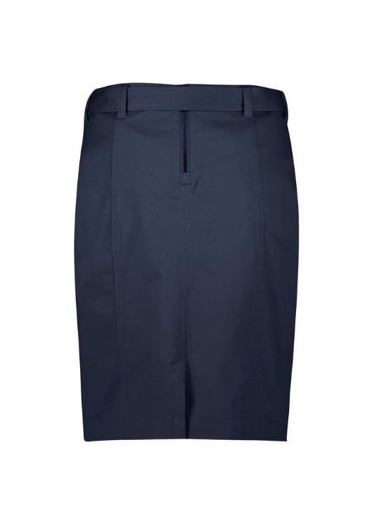 Picture of Womens Mid Waist Stretch Chino Skirt