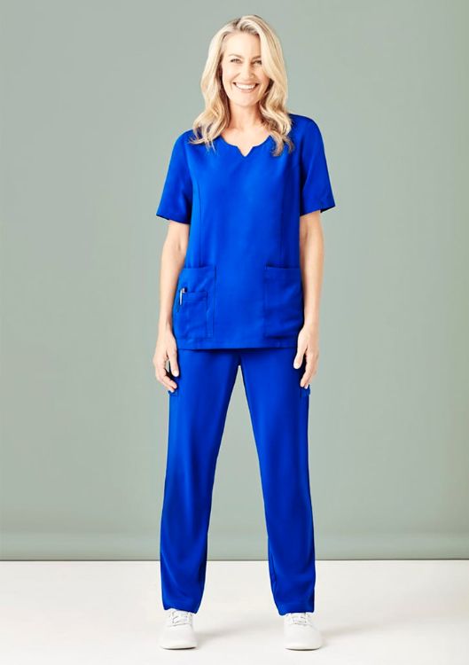 Picture of Womens Avery Round Neck Scrub Top