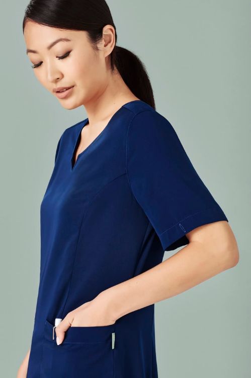 Picture of Womens Avery Round Neck Scrub Top