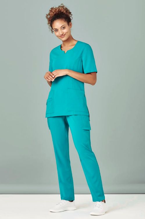 Picture of Womens Avery Round Neck Scrub Top