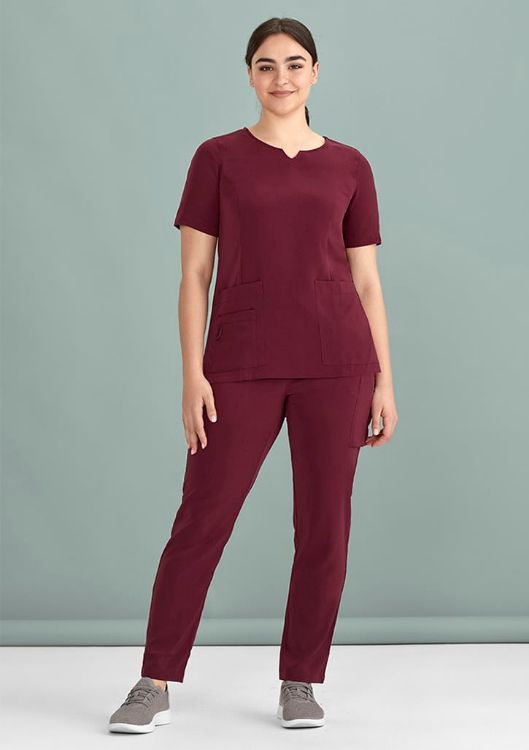 Picture of Womens Avery Round Neck Scrub Top