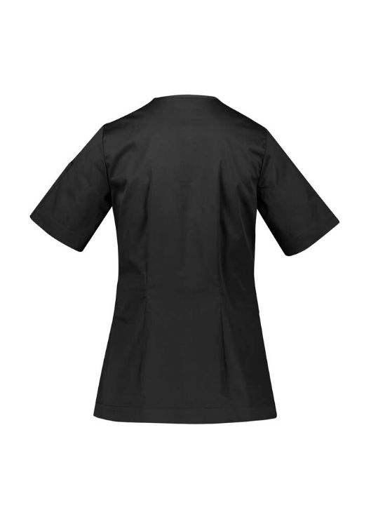 Picture of Womens Parks Zip Front Crossover Scrub Top