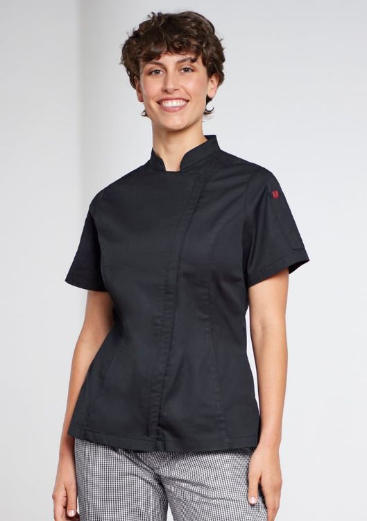 Picture of Womens Alfresco Short Sleeve Chef Jacket