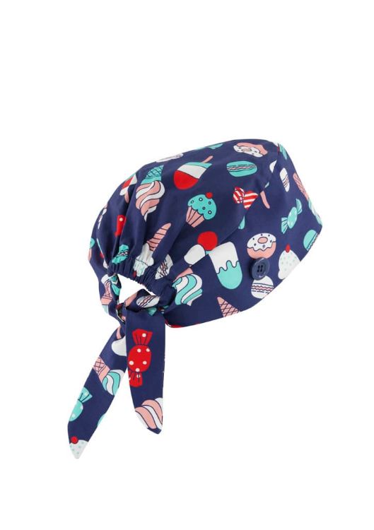 Picture of Unisex Printed Scrub Cap