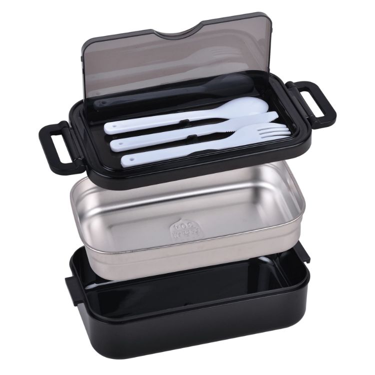 Picture of Lunch Box With 304 Stainless Steel With Knife And Fork