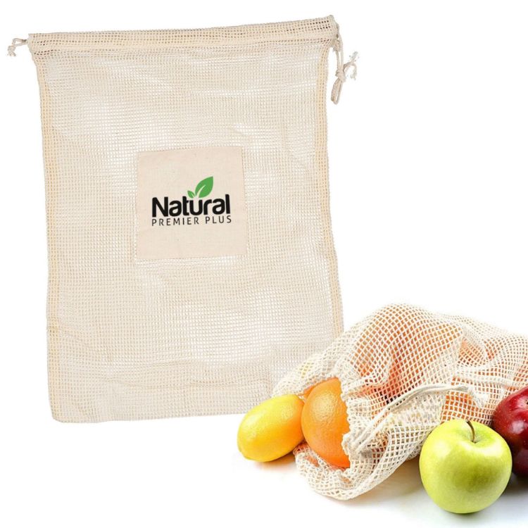 Picture of Cuban Cotton Mesh Produce Bag