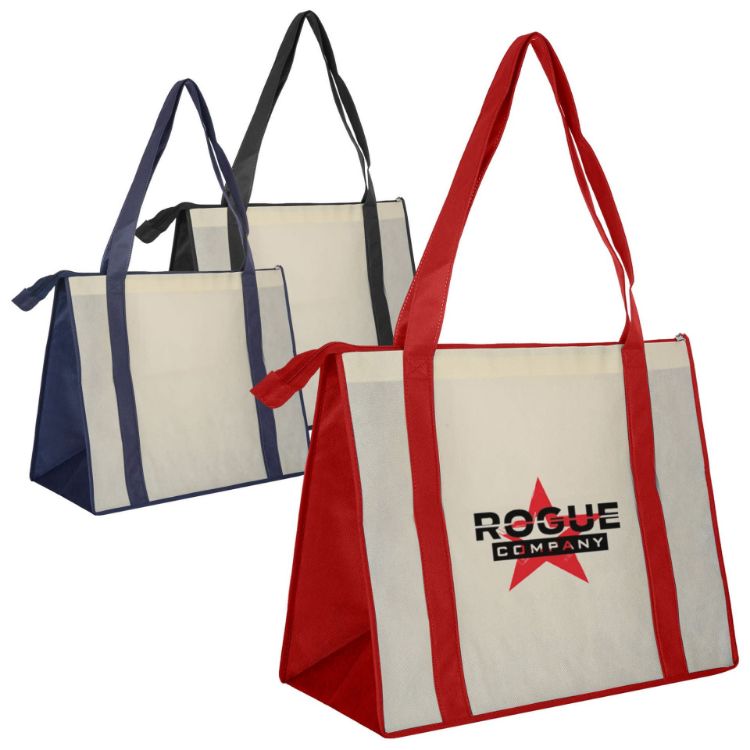 Picture of Non Woven Large Zipped Shopping Bag