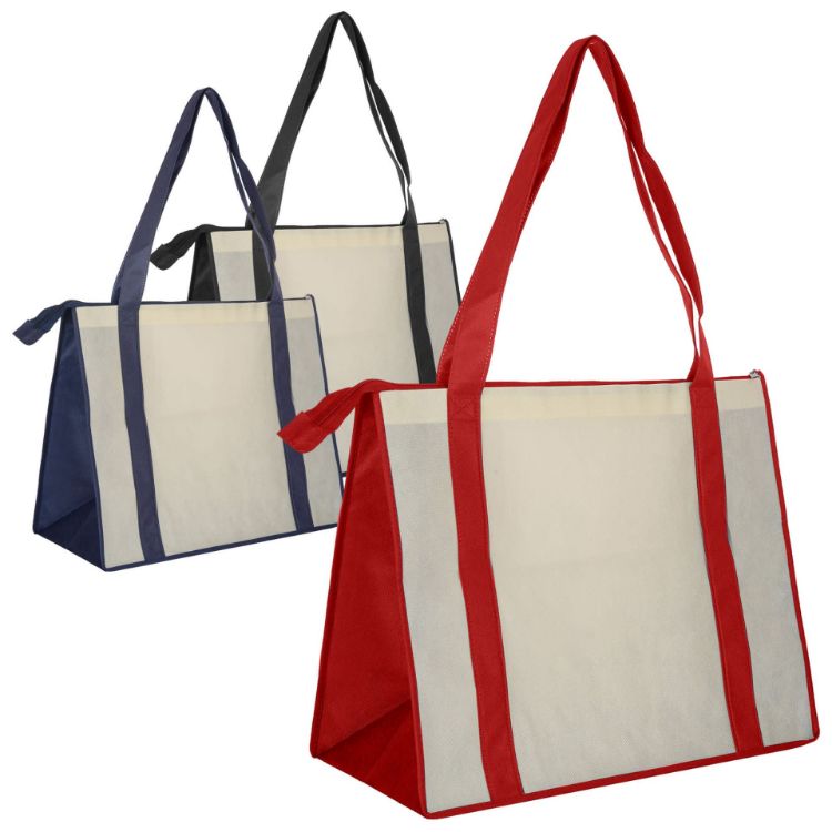 Picture of Non Woven Large Zipped Shopping Bag