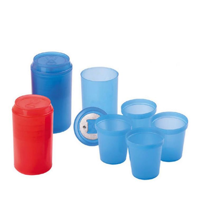 Picture of Drinking Bottle with 4pcs Min Cup Inside with Bottle Opener