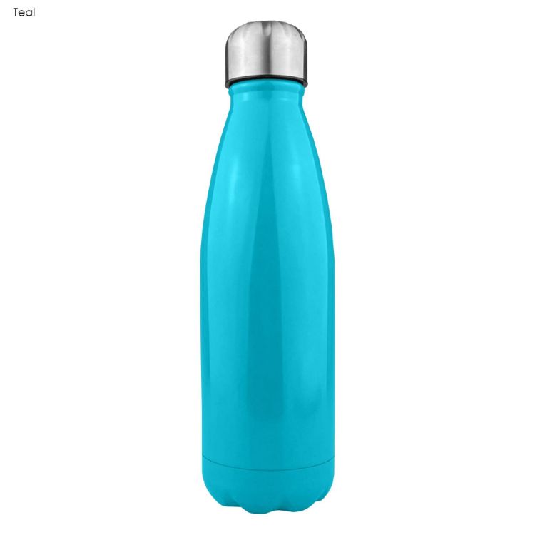 Picture of Komo Shiny Stainless Steel Drink Bottle Single Wall