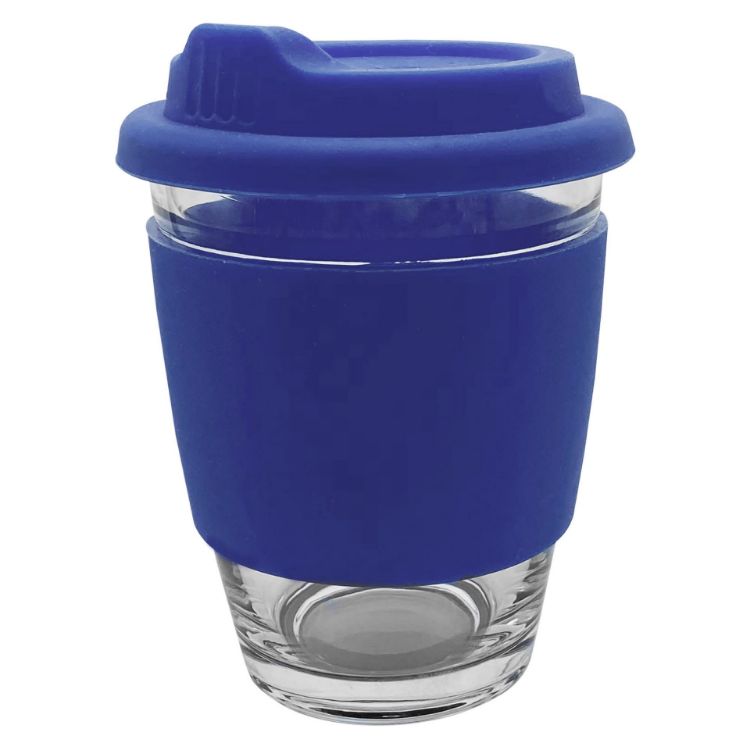 Picture of Carlo Glass Coffee Cup – Silicone Band