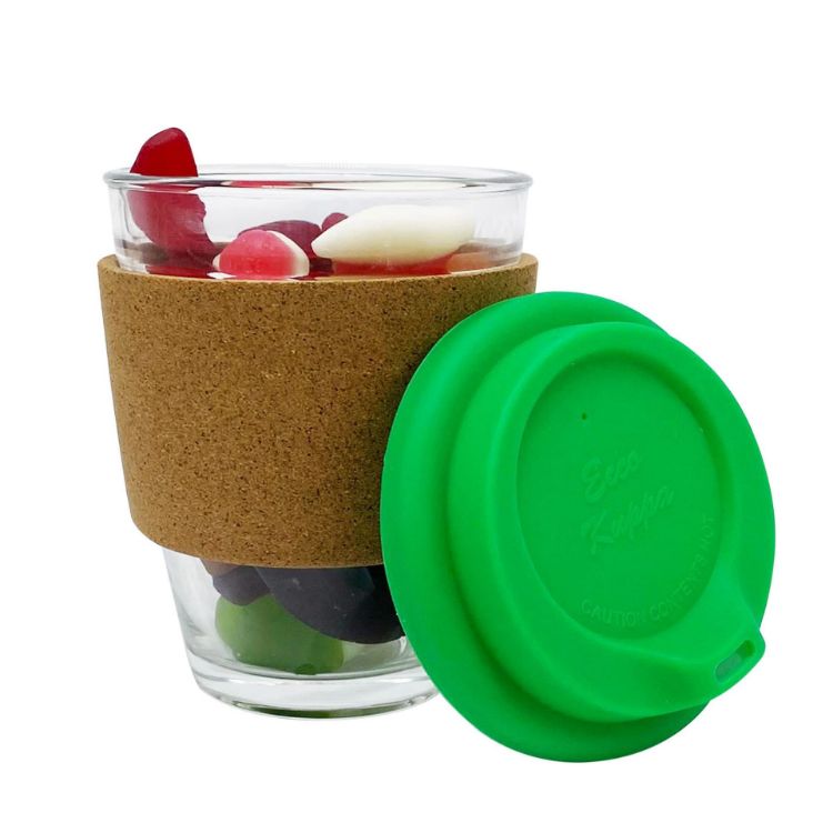 Picture of Jelly Party Mix in Cork Band Glass Coffee Cup