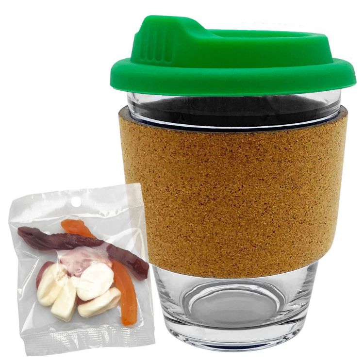 Picture of Jelly Party Mix in Cork Band Glass Coffee Cup