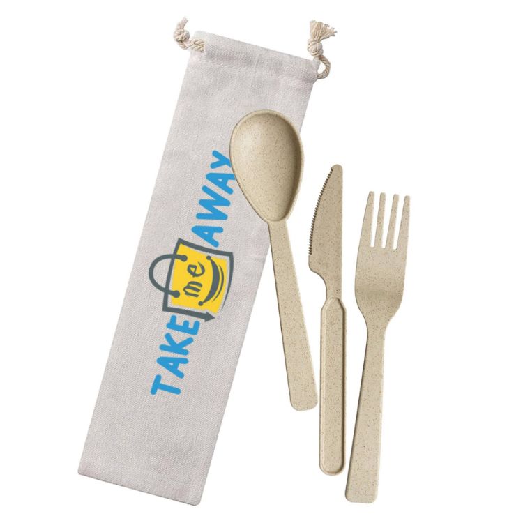 Picture of Wheat Straw Utensils In Bag