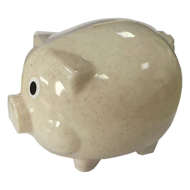 Picture of Wheat Straw Piggy Bank