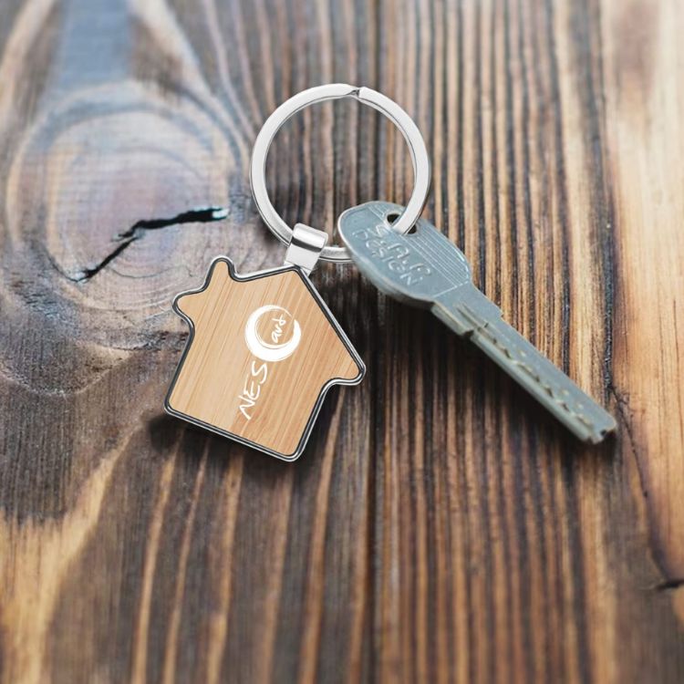 Picture of Bamboo House Key Ring