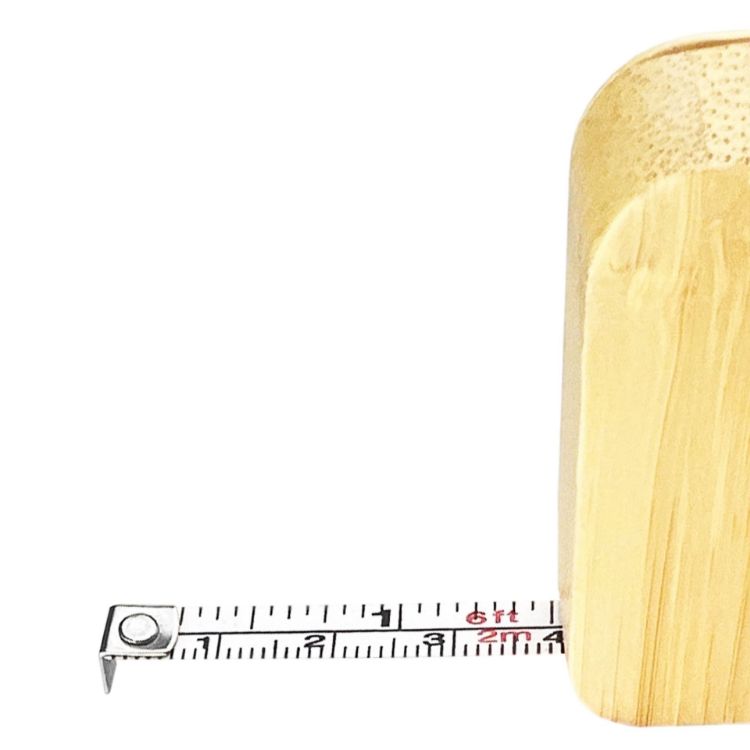 Picture of Bamboo Tape Measure Key Ring