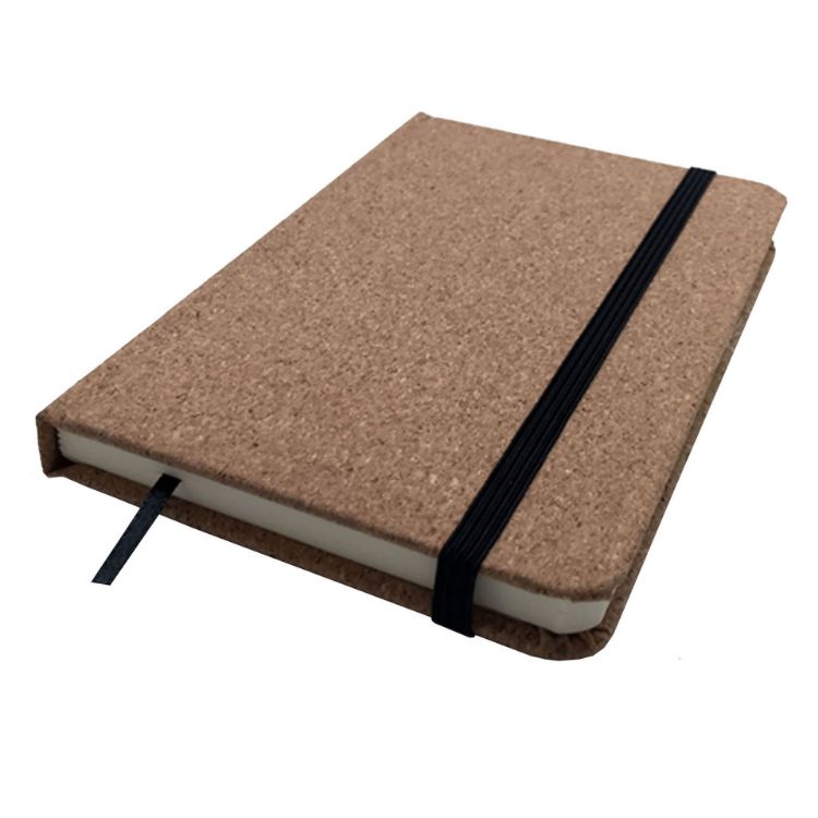 Picture of A6 Cork Soft Wood Notebook