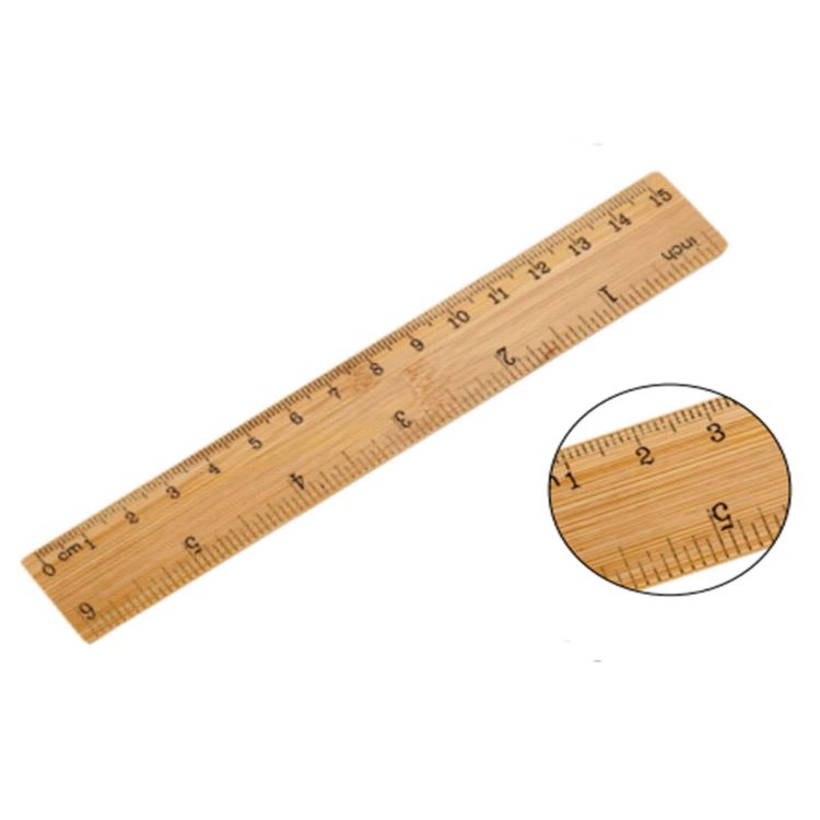 Picture of Bamboo Ruler 15cm