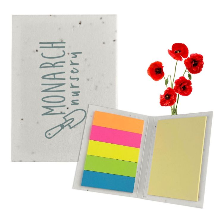 Picture of Corn Poppy Seed Sticky Note Pad