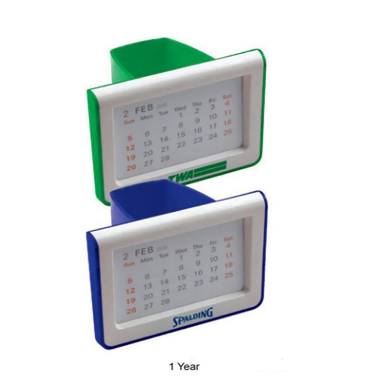 Picture of Pen Holder with Calendar (1 Year)