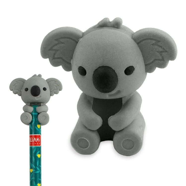 Picture of Koala Pencil-Top Rubber Eraser