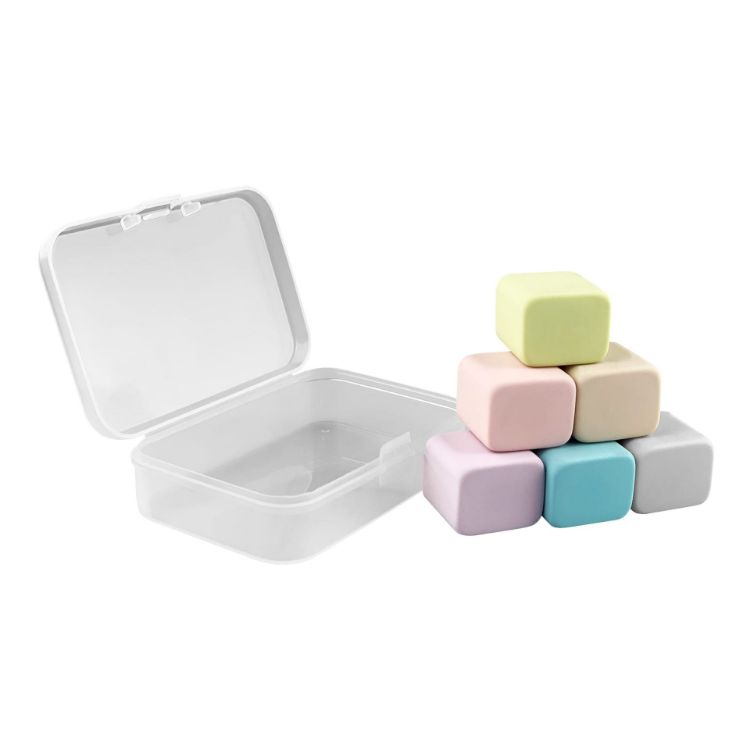 Picture of Happy Cube Rubber Eraser Set