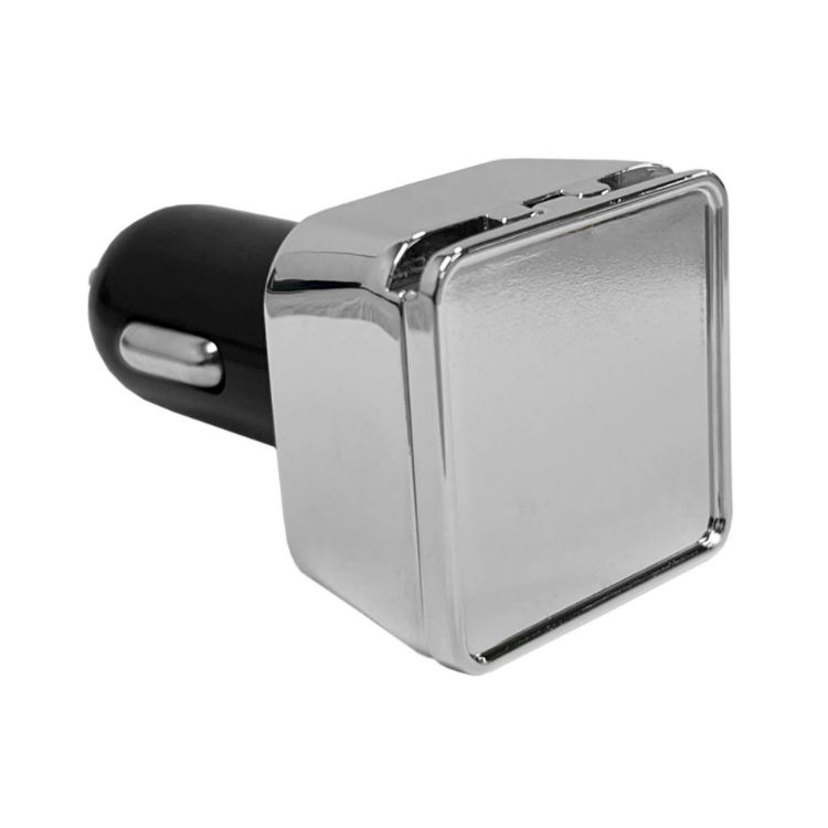 Picture of Dual Square Metal Car Charger