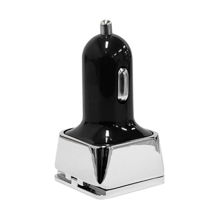 Picture of Dual Square Metal Car Charger