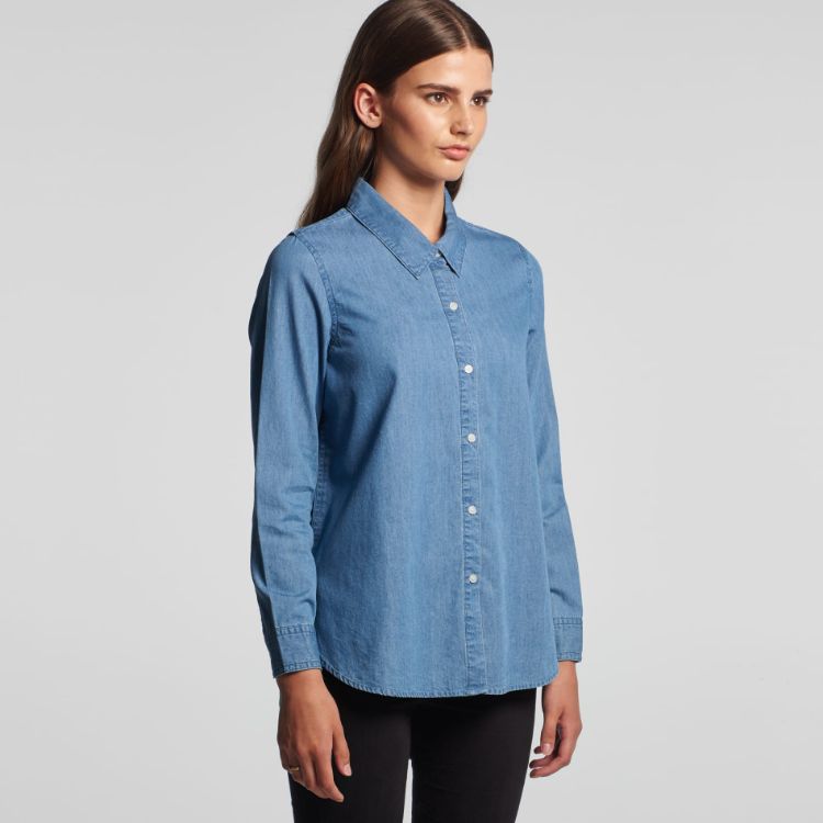 Picture of Wos Blue Denim Shirt