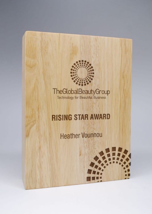 Picture of Wood Block Award - Add Engraving Costs