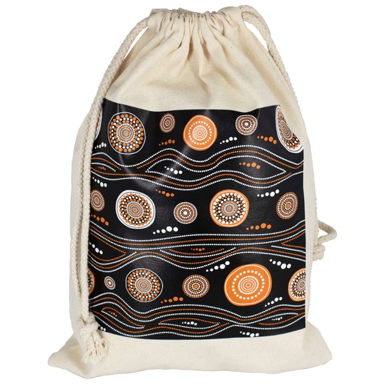 Picture of Maxi 100% Cotton Drawstring Bag