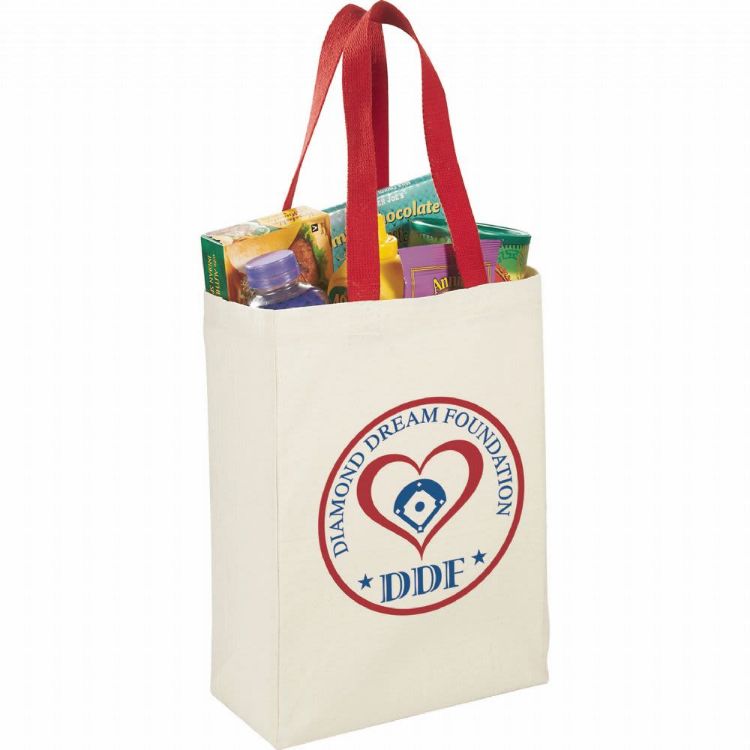 Picture of Natural Cotton Grocery Tote 12L