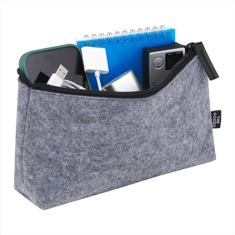 Picture of The Goods Recycled Felt Zippered Pouch