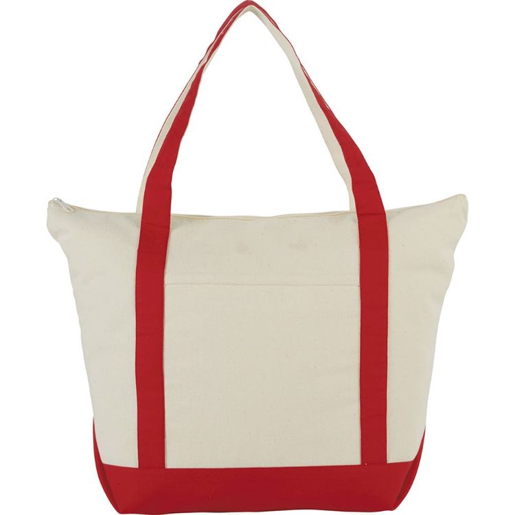 Picture of Zippered Cotton Tote 37L