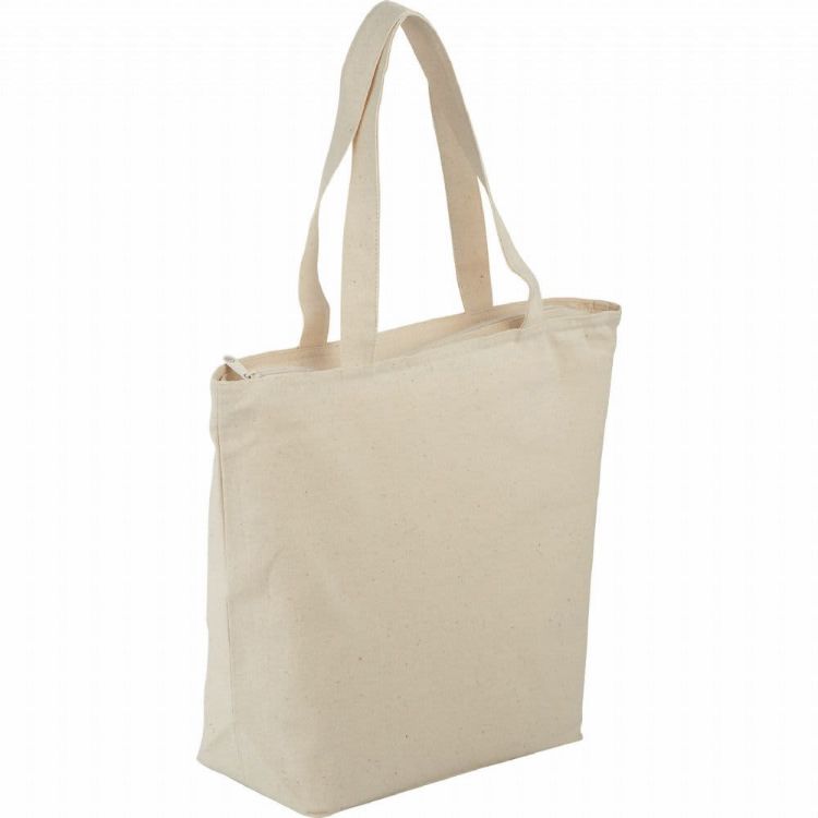 Picture of Cotton Maine Zippered Tote 15L