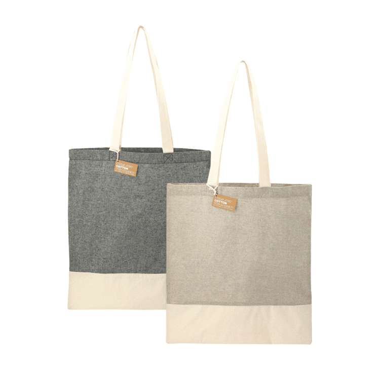 Picture of Split Recycled 150ml Cotton Twill Convention Tote