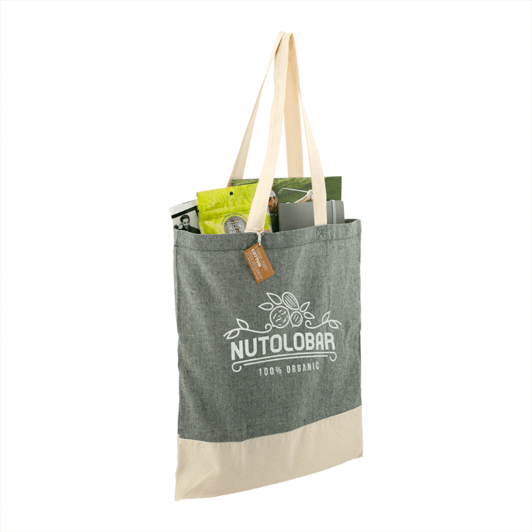 Picture of Split Recycled 150ml Cotton Twill Convention Tote