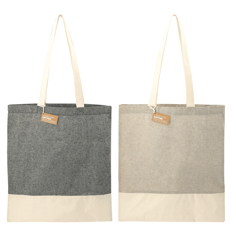 Picture of Split Recycled 150ml Cotton Twill Convention Tote