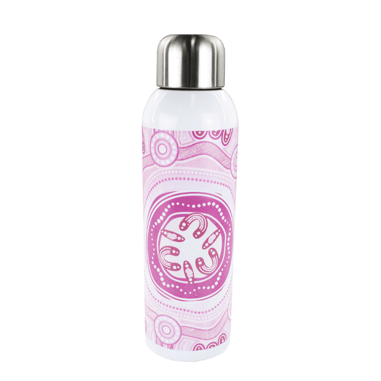 Picture of Guzzle Stainless Sports Bottle with Rotary Digital Print - 800ml