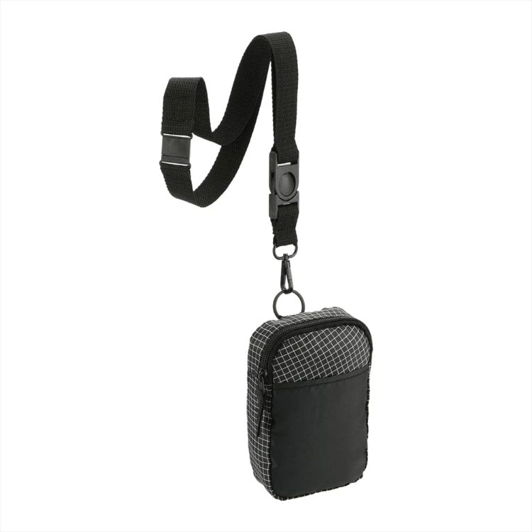 Picture of Grid Lanyard Phone Pouch