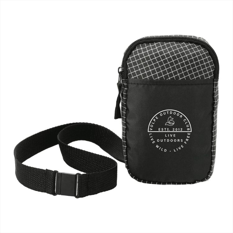 Picture of Grid Lanyard Phone Pouch