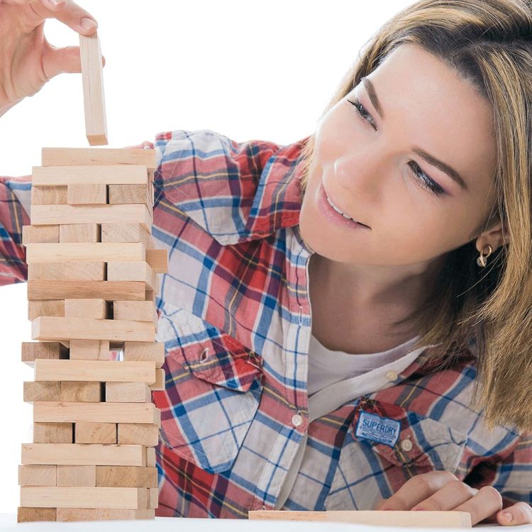 Picture of Tumbling Tower Wood Block Stacking Game