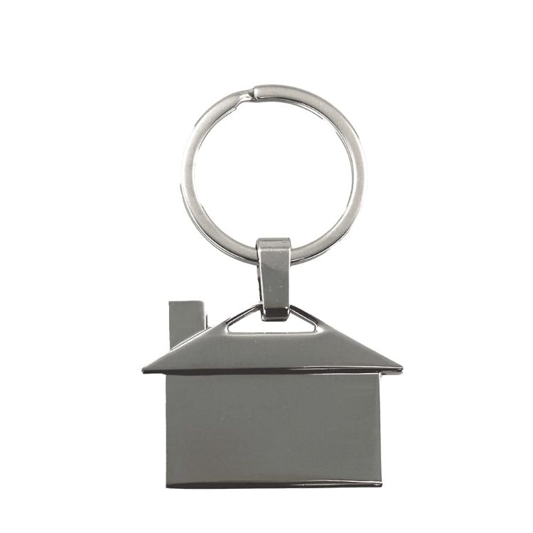 Picture of House Shaped Metal Keyring