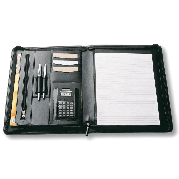 Picture of The Metropolitan Immitation Leather A4 Zippered Compendium