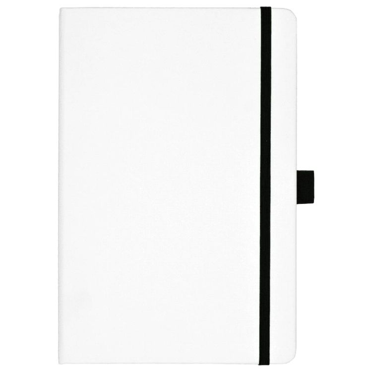 Picture of Nova White Bound JournalBook with Coloured Accents