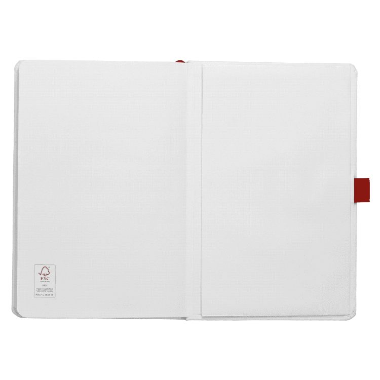 Picture of Nova White Bound JournalBook with Coloured Accents