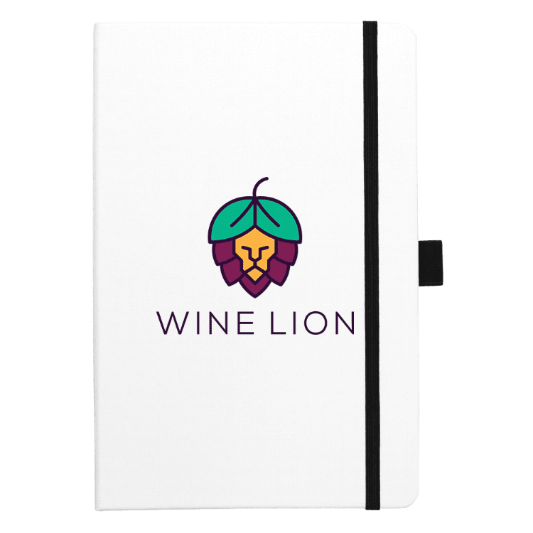 Picture of Nova White Bound JournalBook with Coloured Accents