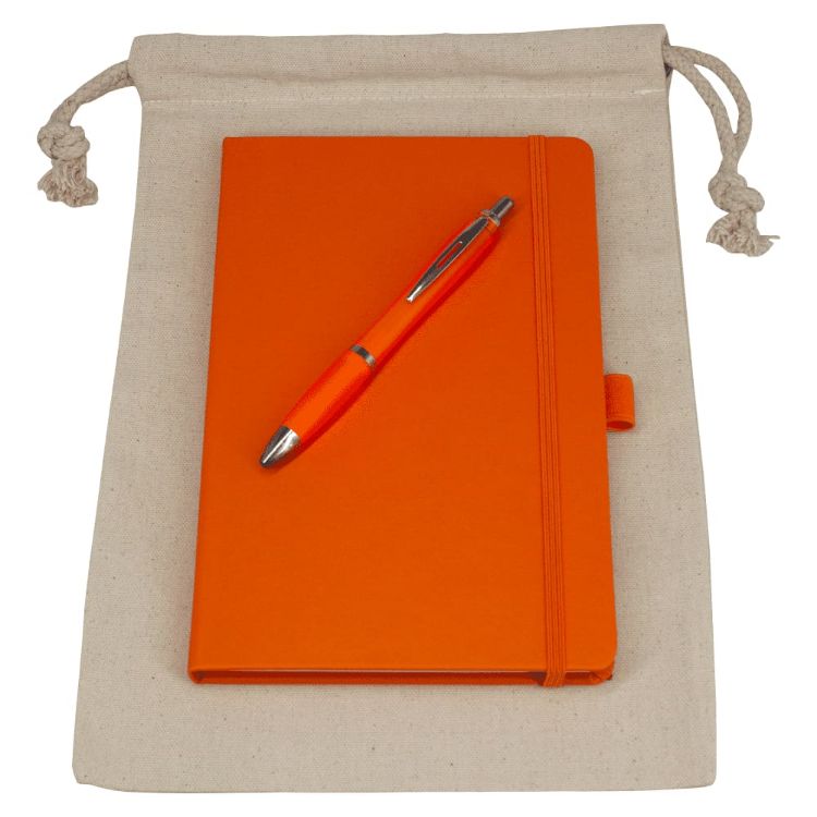 Picture of Gift Set - Drawstring Bag + JournalBook + Pen