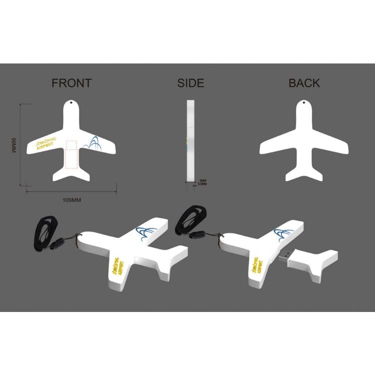 Picture of 2D Custom USB Flash Drive - Factory Direct Indent Pricing